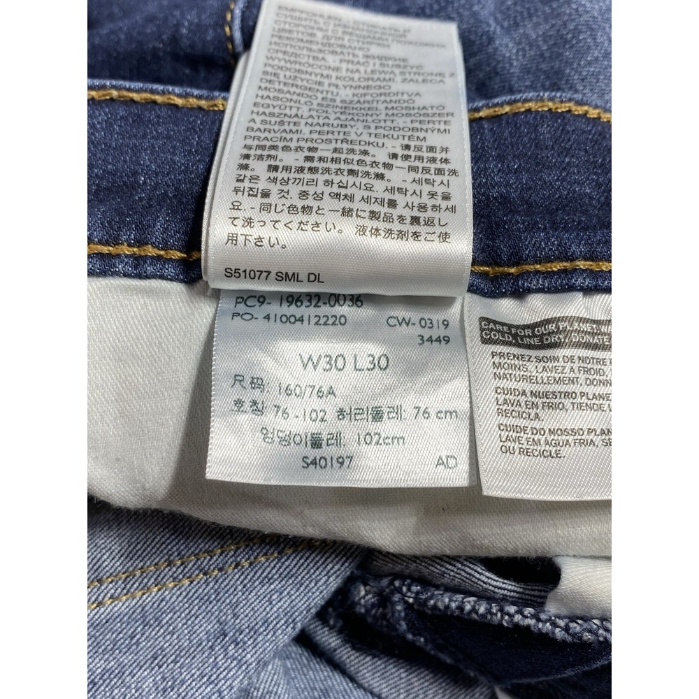 Levi's Shaping 315 Women's Bootcut Jeans Dark Wash Blue Mid Rise 5-Pocket - Picture 12 of 12